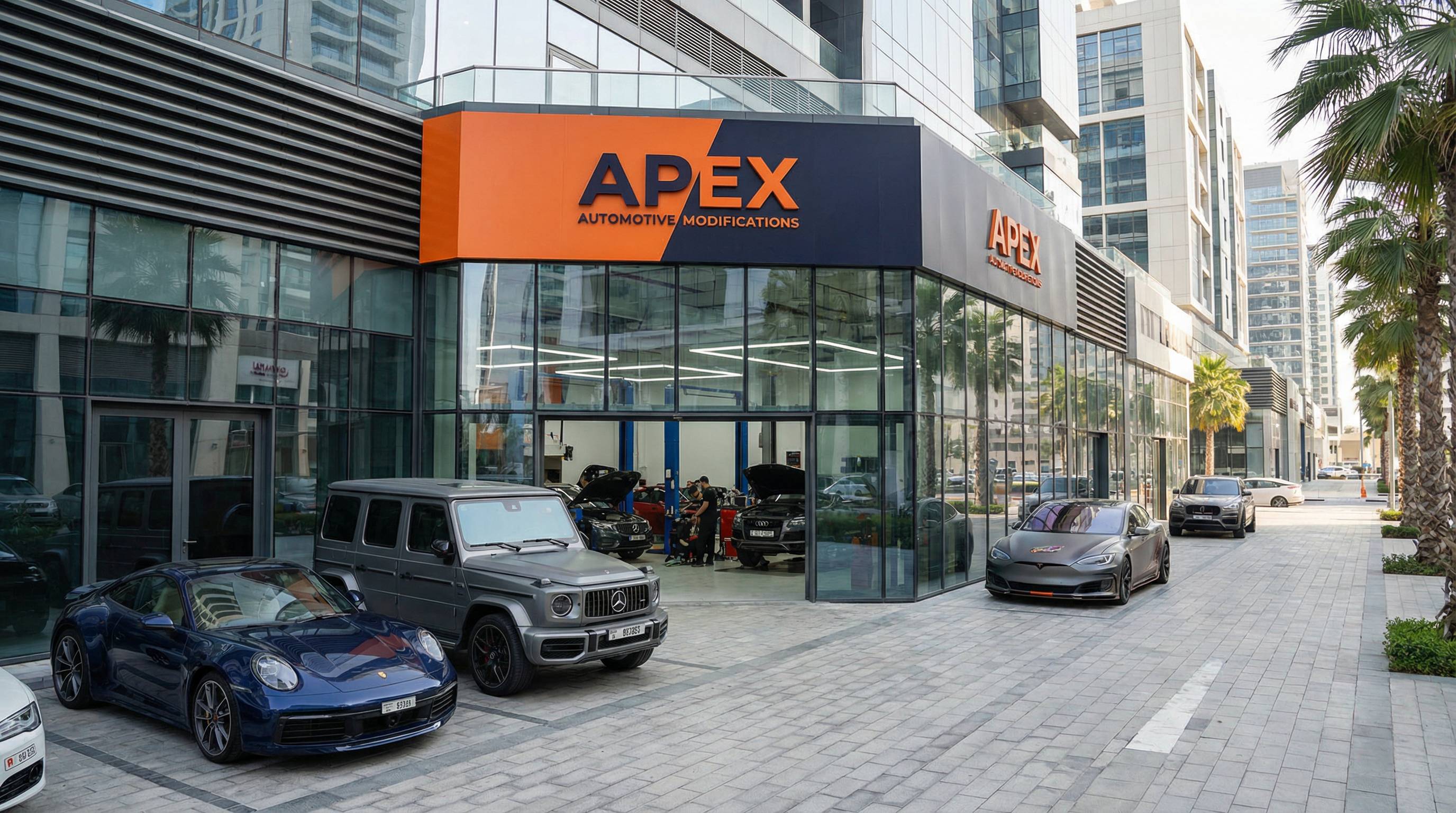 人兽汽车改装门店
